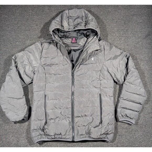 Little Donkey Andy Women's Large Waterproof Puffer Hooded Jacket Gray - Picture 2 of 7